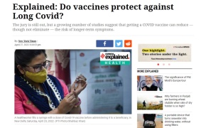 ยังไม่มีข้อสรุปแน่ชัด-เผยรายงานผลวิจัย ตปท. วัคซีนมีส่วนป้องกันอาการลองโควิดดีแค่ไหน