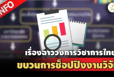 INFO: เรื่องฉาววงการวิชาการไทย! ตีแผ่ขบวนการช็อปปิงงานวิจัยตีพิมพ์ ตปท.