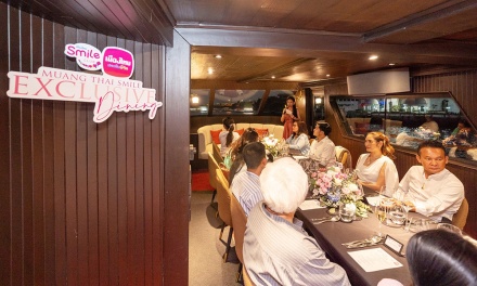 เมืองไทยประกันชีวิต-ไอคอนสยาม จัดกิจกรรม 'เมืองไทย Smile Exclusive Dining on Pruek Cruise'