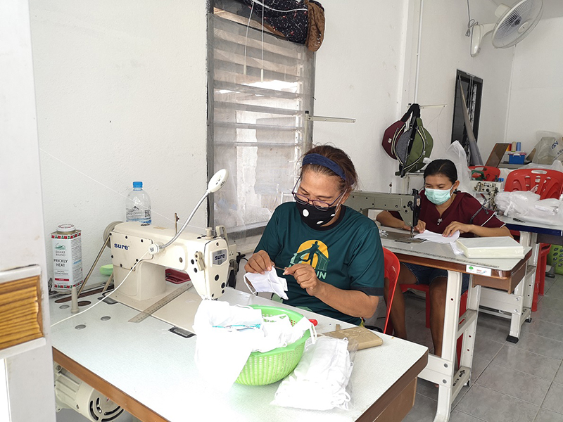 วิสาหกิจชุมชนผลิตภัณฑ์จากผ้า ชุมชนมาบชลูด