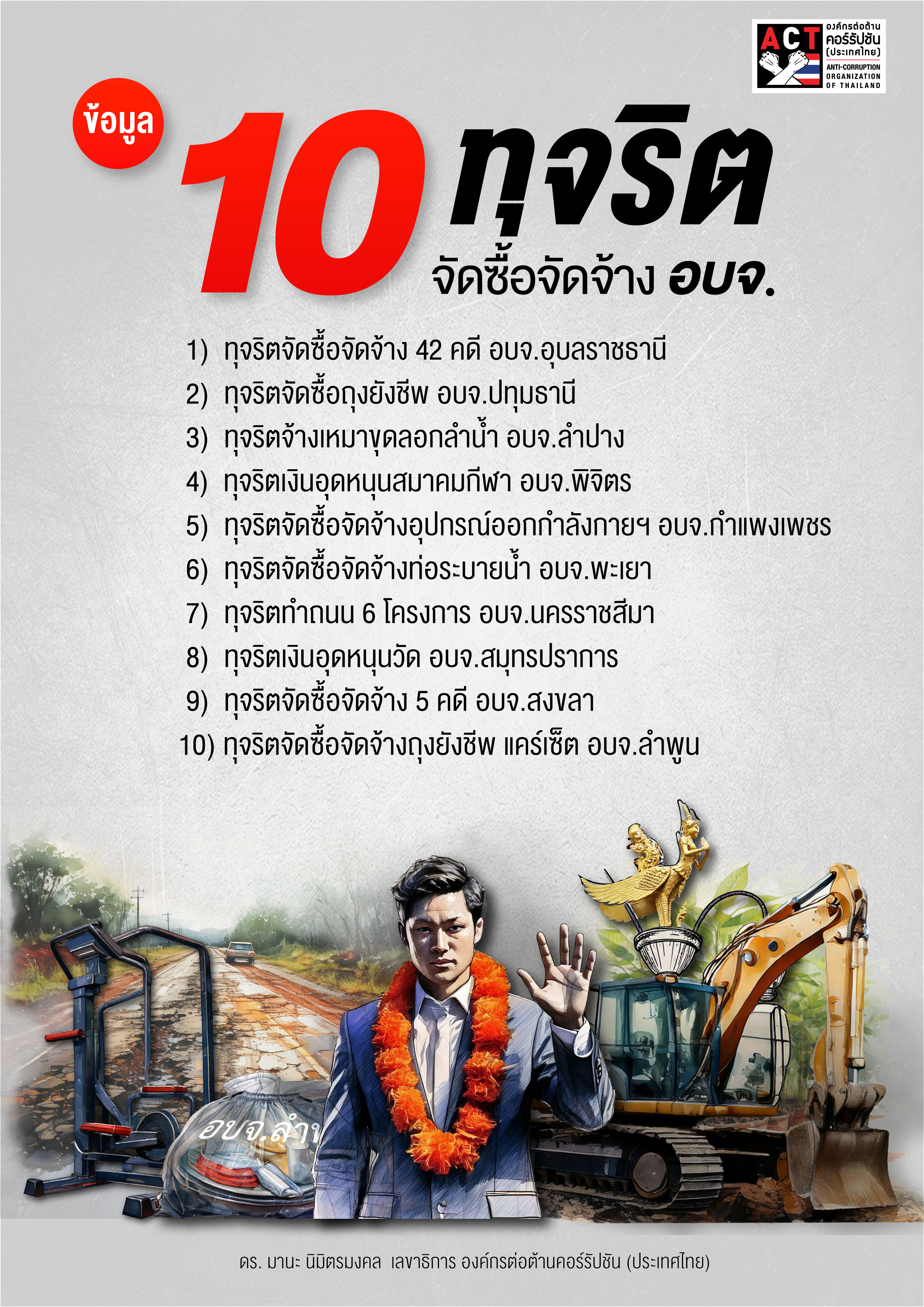 10 คดีคอร์รัปชัน นายก อบจ 01