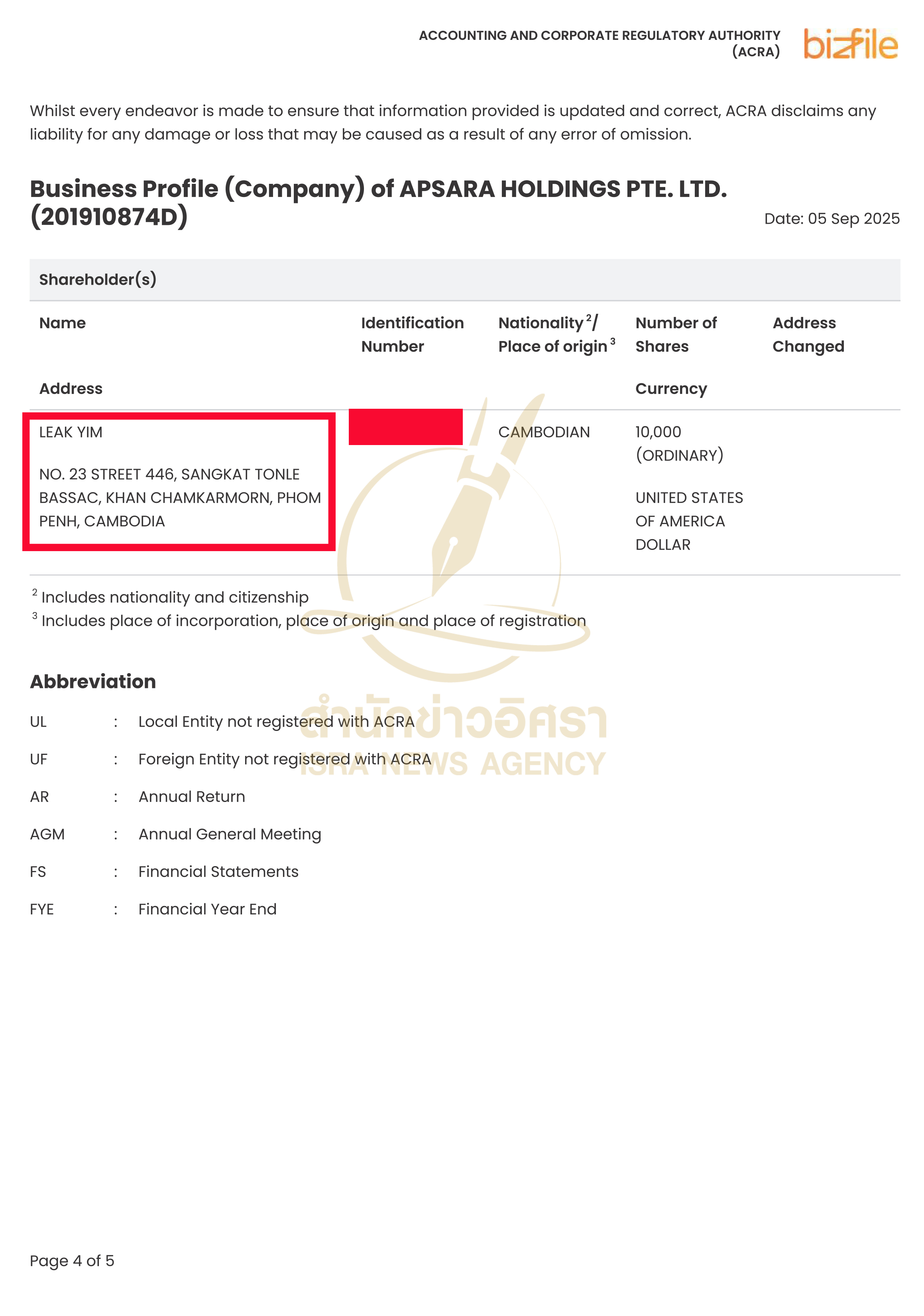 Apsara Holdings Pte. Ltd 4