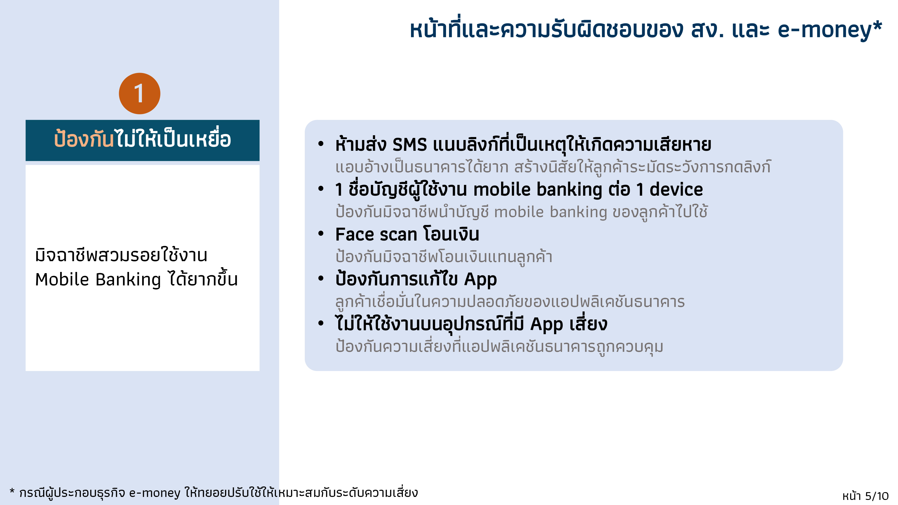 Media Briefingธปท. กำหนดมำตรฐำนของภำคธนำคำรในกำรร่วมรับผิดชอบตำม พ.ร.ก. อำชญำกรรมทำงเทคโนโลยี