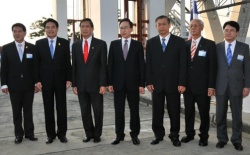 ผู้นำเกาหลีเยี่ยมชมโครงการคลองลัดโพธิ์อันเนื่องมาจากพระราชดำริ 